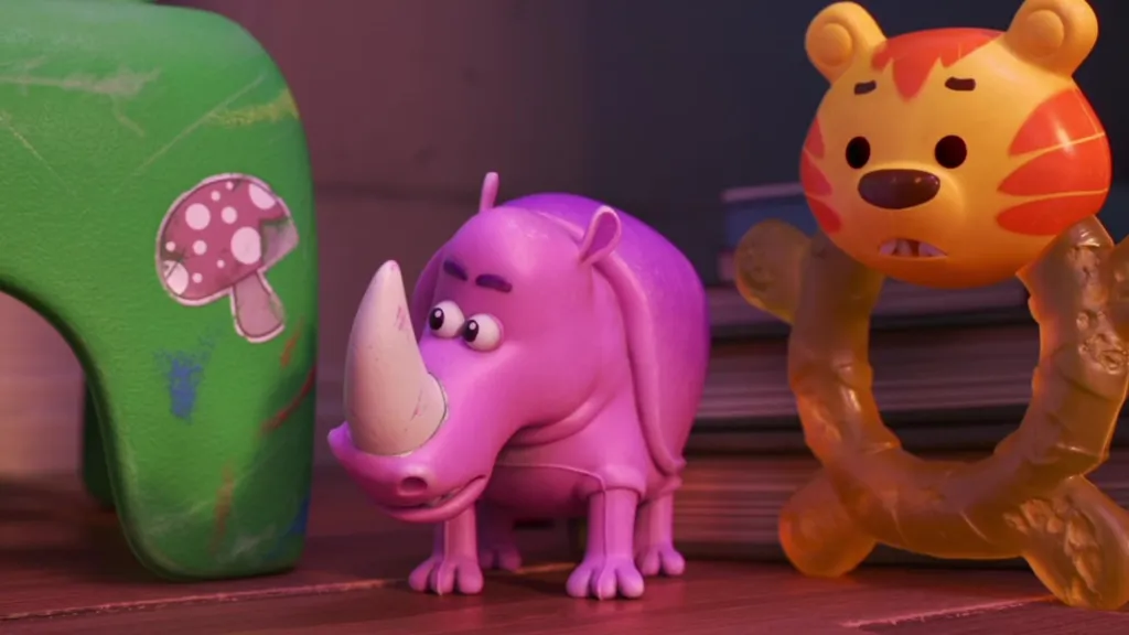 Betty White sebagai Bitey White dan Carl Reiner sebagai Carl Reineroceros