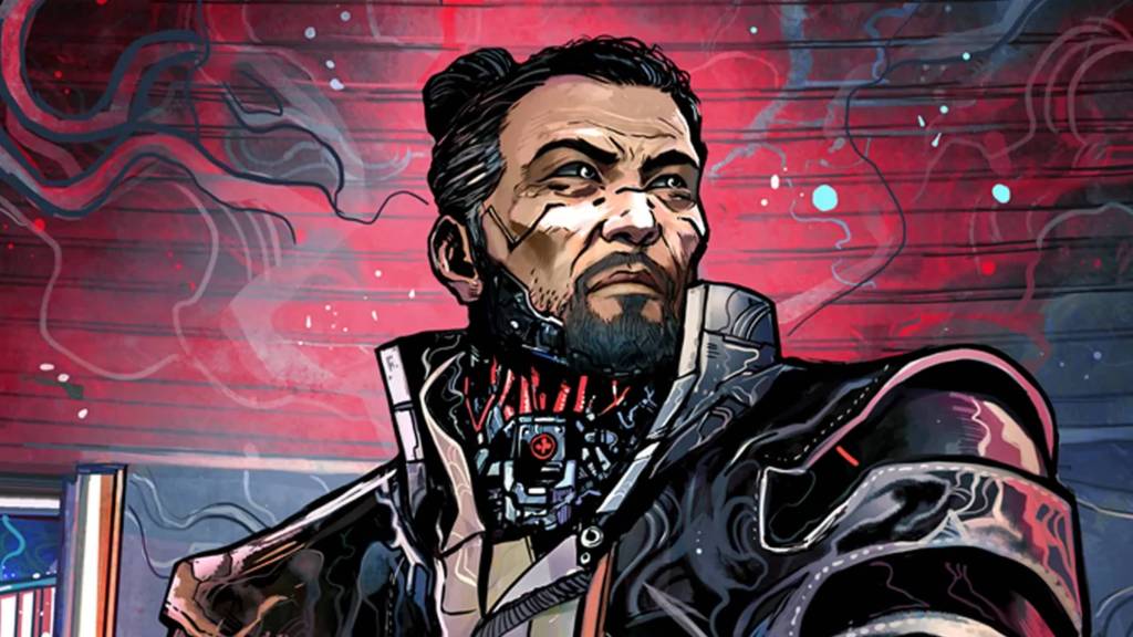 Seni Goro Takemura dari Cyberpunk TCG.