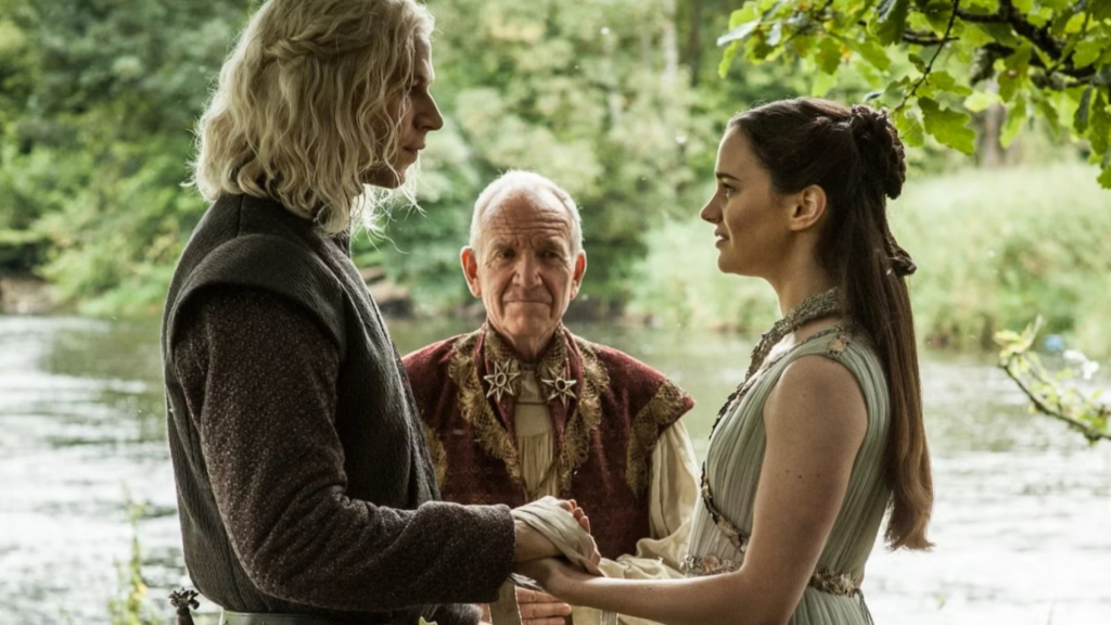 Rhaegar Targaryen dan Lyanna Stark menikah dalam Game of Thrones