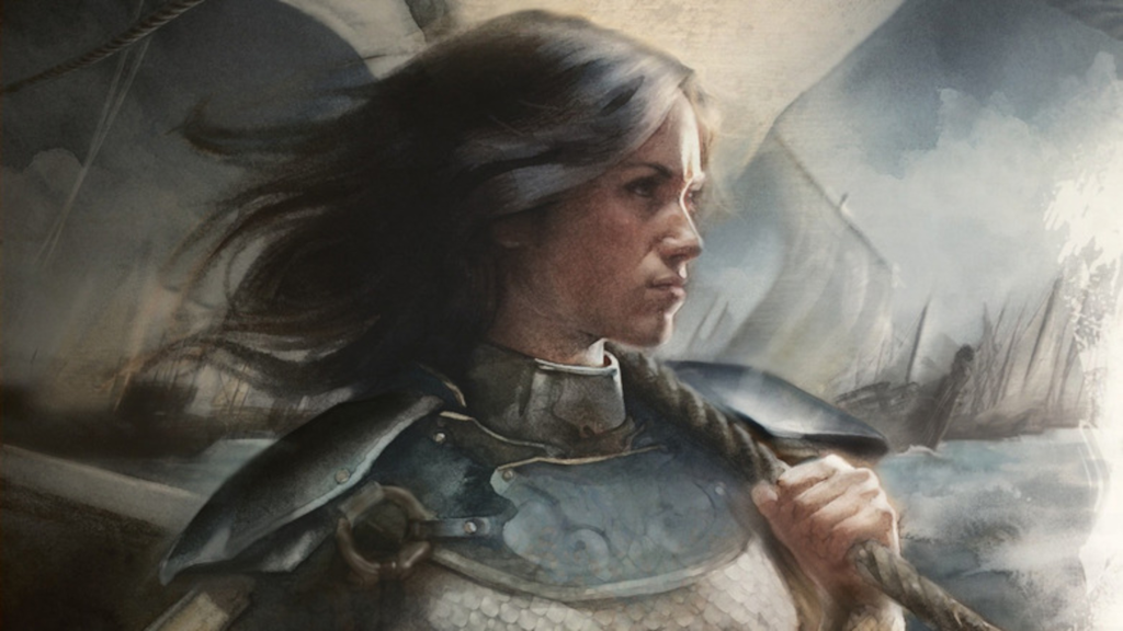 Sebuah gambar Putri Nymeria dari The World of Ice and Fire