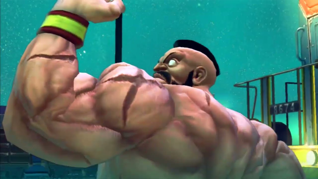 Karakter Zangief dari Street Fighter