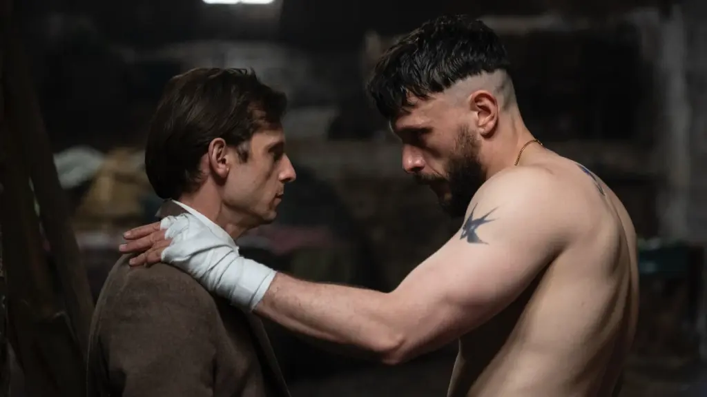 Jamie Bell and Richard Gadd star as two hyper-masculine brothers in the upcoming HBO original miniseries HALF MAN, premiering on April 23, 2026.