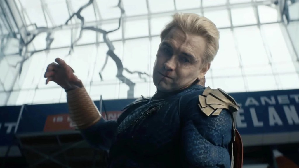 Homelander memukul Ryan di The Boys Musim 5 Episode 3