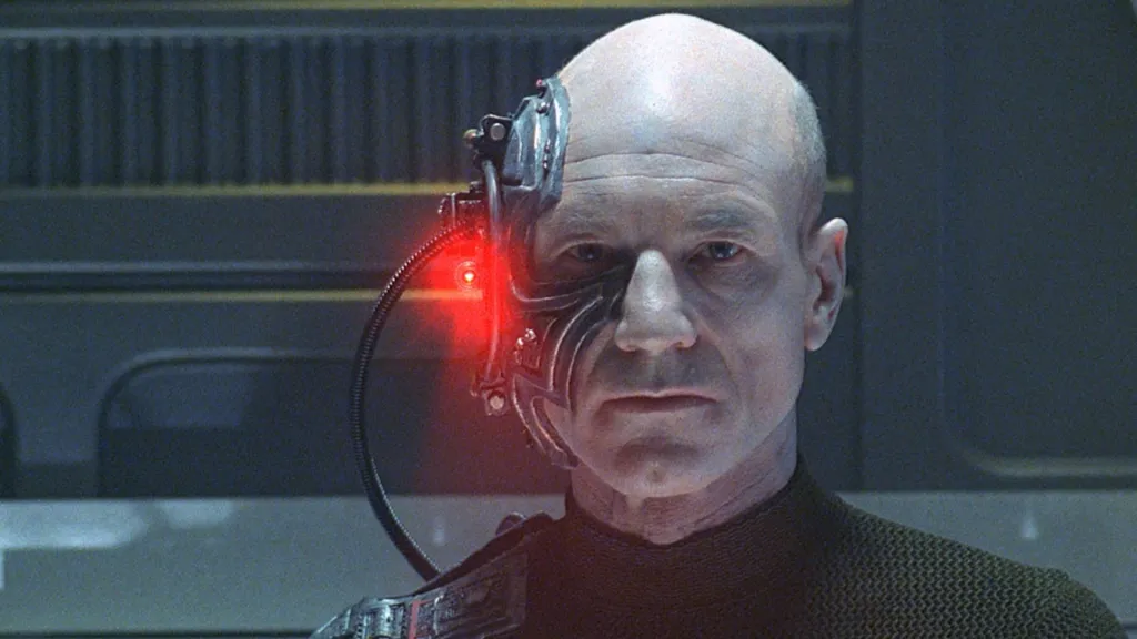 Patrick Stewart as Bog Picasr in Star Trek The New Generation