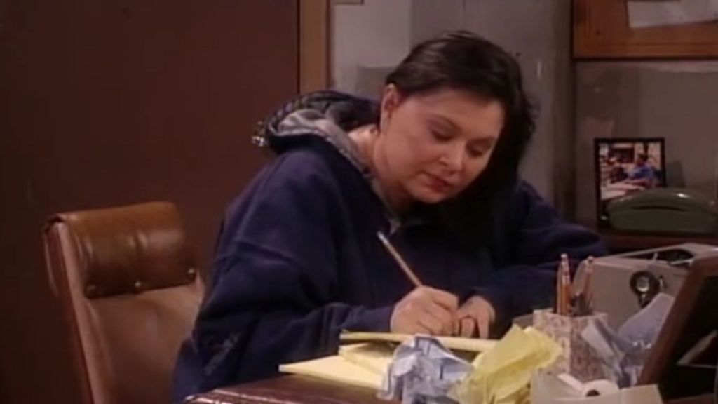 Roseanne Barr in the finale of Roseanne