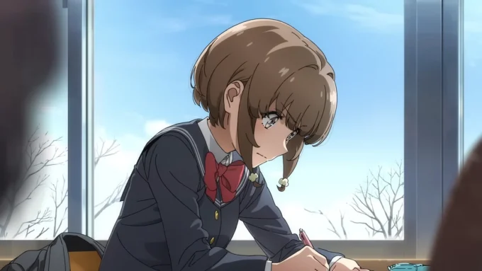 Visual Memorable Kelima Rascal Does Not Dream Tampilkan Kaede Azusagawa, Siapa yang Tidak Meleset dari Kenangan?