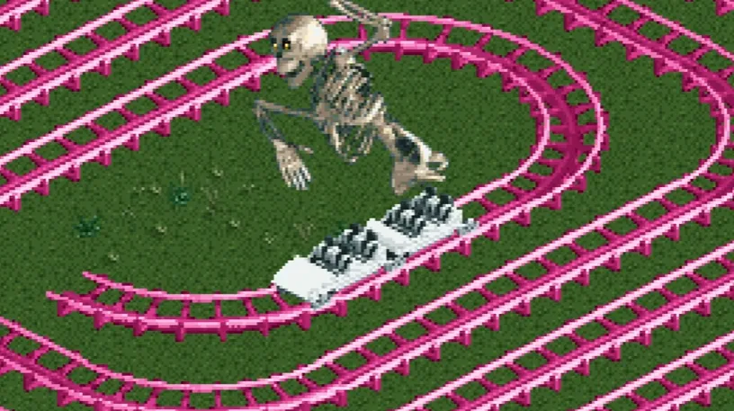 RollerCoaster Tycoon 2: Rollercoaster Panjang Ini Bikin Kecil-Kecil Besar Senangnya, Mirip Papan Motherboard!