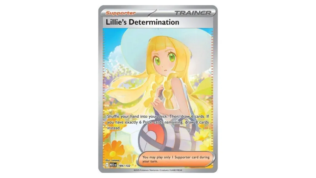 Lillie's Determination SIR Pokemon TCG