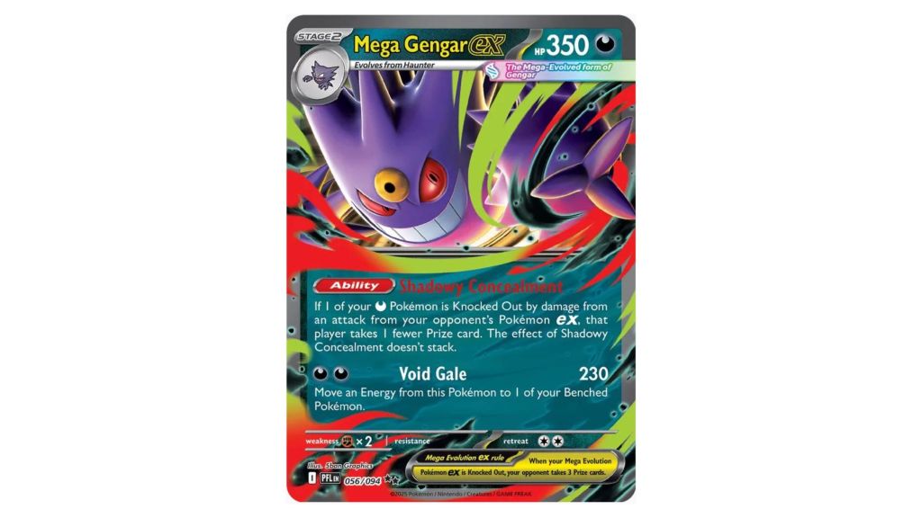 Mega Gengar ex Phantasmal Flames