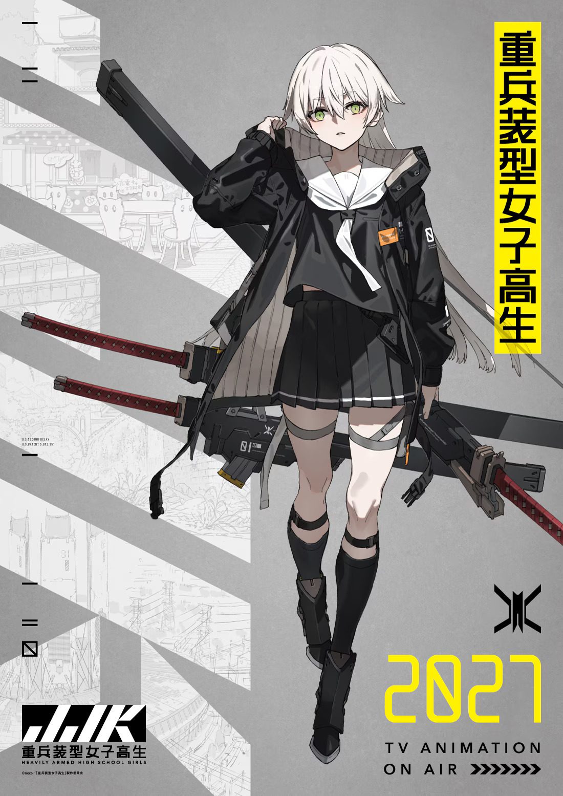 Proyek Multimedia 'Heavily Armed High School Girls' Siap Debut dengan Adaptasi Anime di 2027!