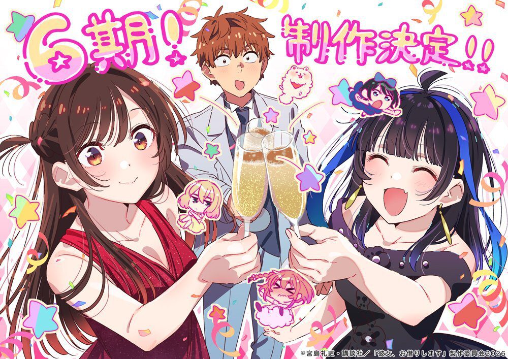 Musim Keenam 'Kanojo, Okarishimasu' Diumumkan: Siap-Siap Untuk Lebih Banyak Cinta dan Drama!