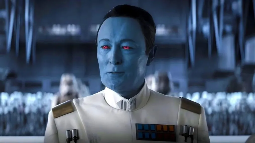 Lars Mikkelsen sebagai Grand Admiral Thrawn di Ahsoka