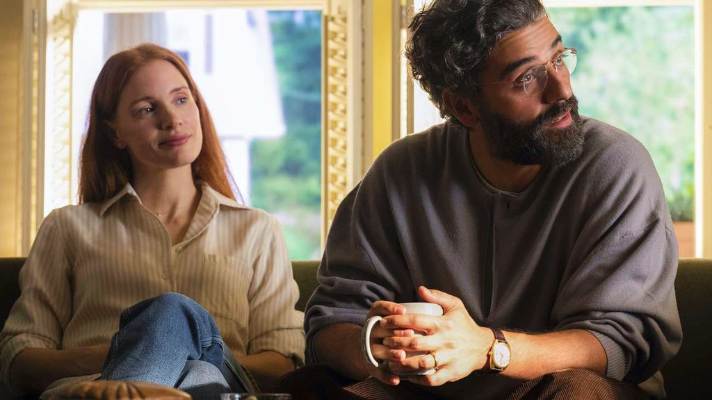 Oscar Isaac and Jessica Chastain in Scenes from a Marriage