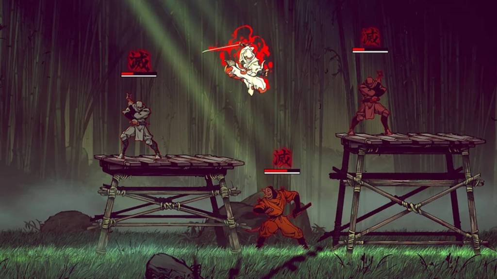Shinobi Art of Vengeance Joe Musashi fighting enemies