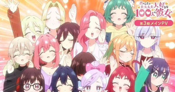 Video Baru Season 3 '100 Girlfriends Who Really, Really, Really, Really, Really Love You' Perkenalkan Lagu Opening yang Menggugah!
