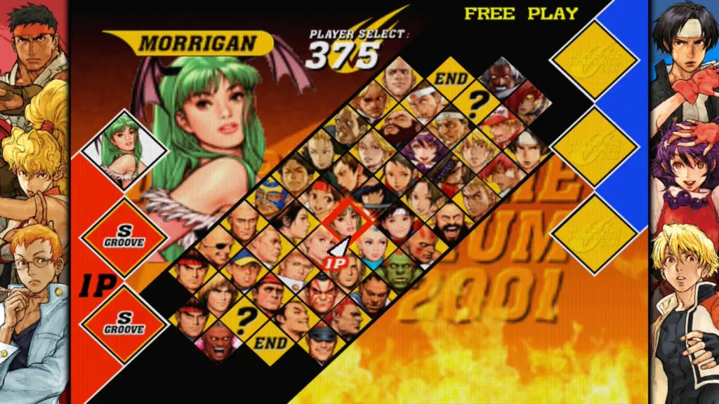 Karakter Morrigan dari Capcom vs SNK 2