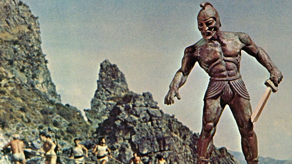 Raksasa kuningan Talos dalam Jason and the Argonauts