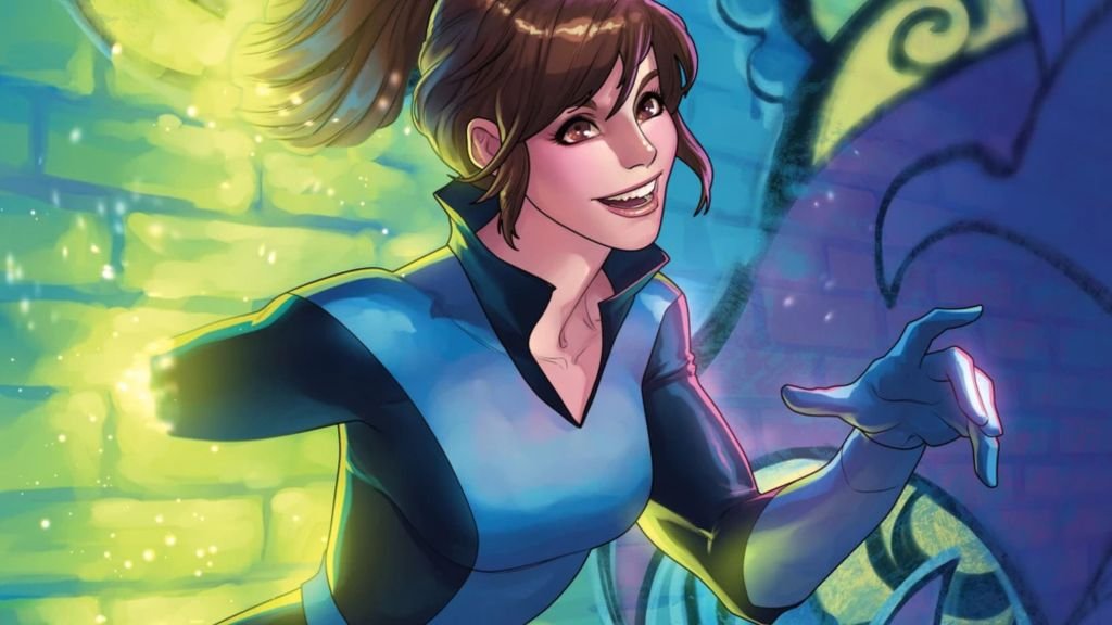 Kitty Pryde walking through a wall