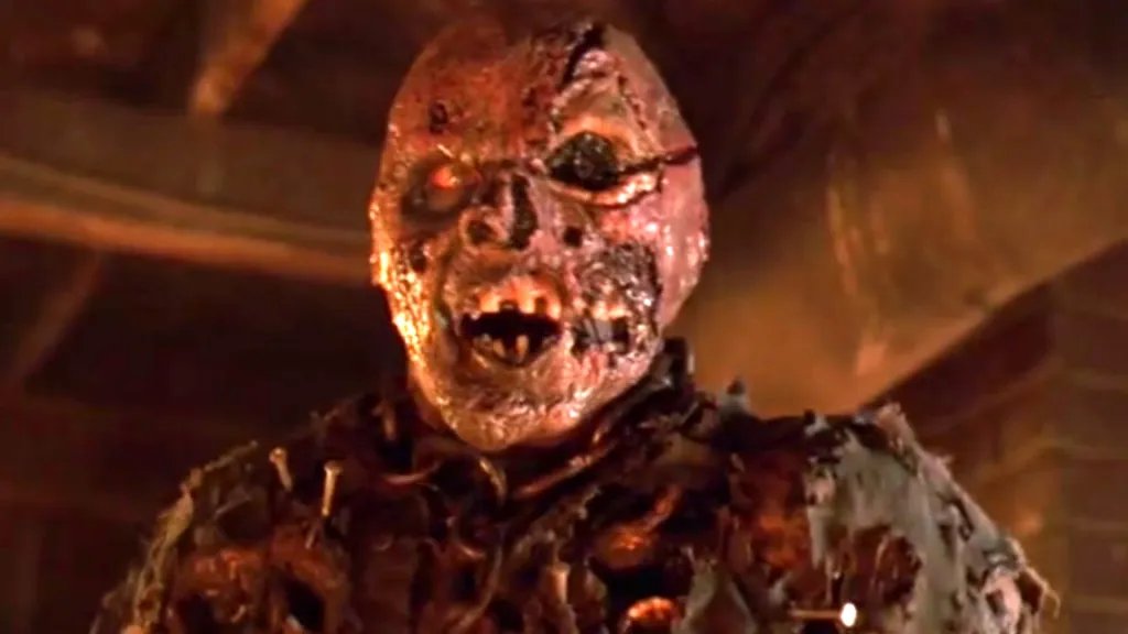 Jason Voorhees tanpa topeng di <em src=