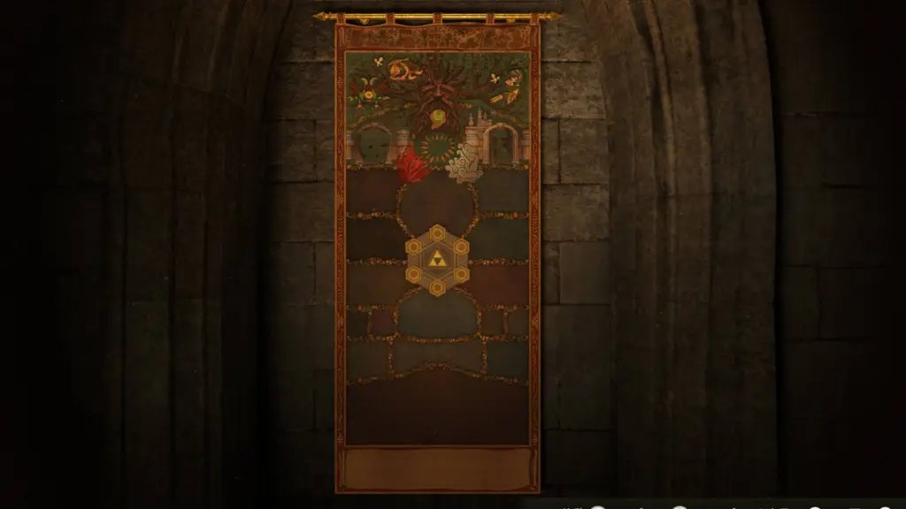 Ocarina of Time remake Trails of Time tapestry