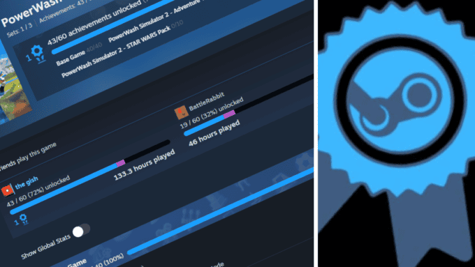 Pembaruan Besar untuk Steam Achievements: Sekarang Ada Set Terpisah untuk DLC dan Season Pass, Plus Fitur Banding dengan Teman!